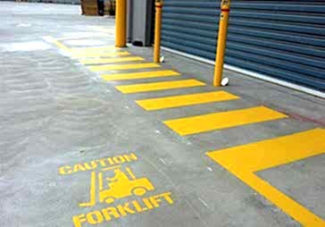 Forklift Yol Çizgileri