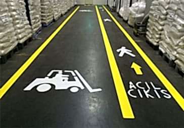 Forklift Yol Çizgileri