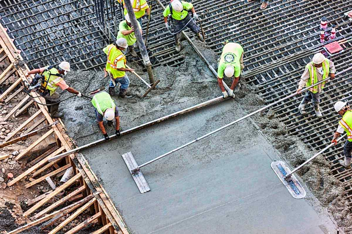 Saha Beton Uygulaması