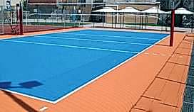 Akrilik Voleybol Sahası